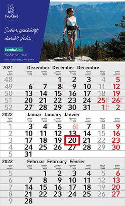 DER RIESE Monatskalender Referenz Thuasne Budget