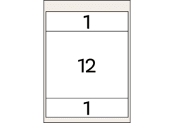DER RIESE Kalendarium DIN A0 Aufteilung 1/12/1