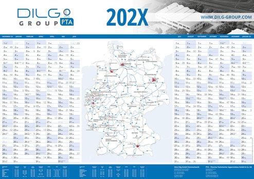 DER RIESE Plakatkalender Referenz Otto Dilg GmbH