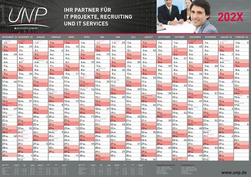 DER RIESE Plakatkalender Referenz UNP Software GmbH