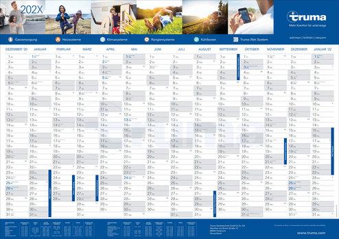 DER RIESE Plakatkalender Referenz Truma Gerätetechnik