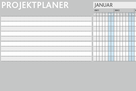 DER RIESE Plakatkalender Projektplaner