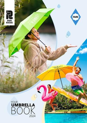 DER RIESE Werbemittel Katalog für Regenschirme