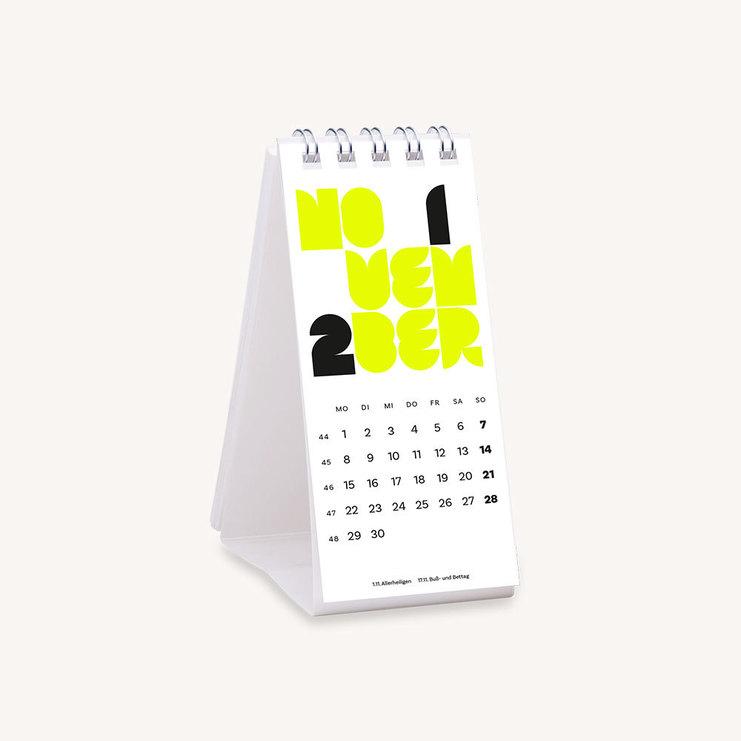 DER RIESE Werbemittel Aufstellkalender Teaser