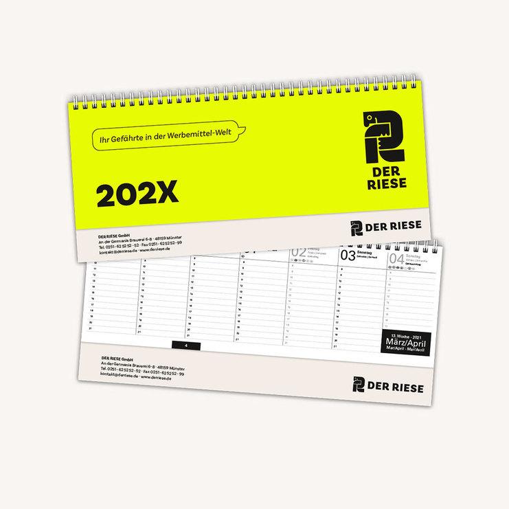 DER RIESE Tischquerkalender Teaser