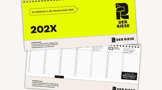 DER RIESE Tischquerkalender Teaser