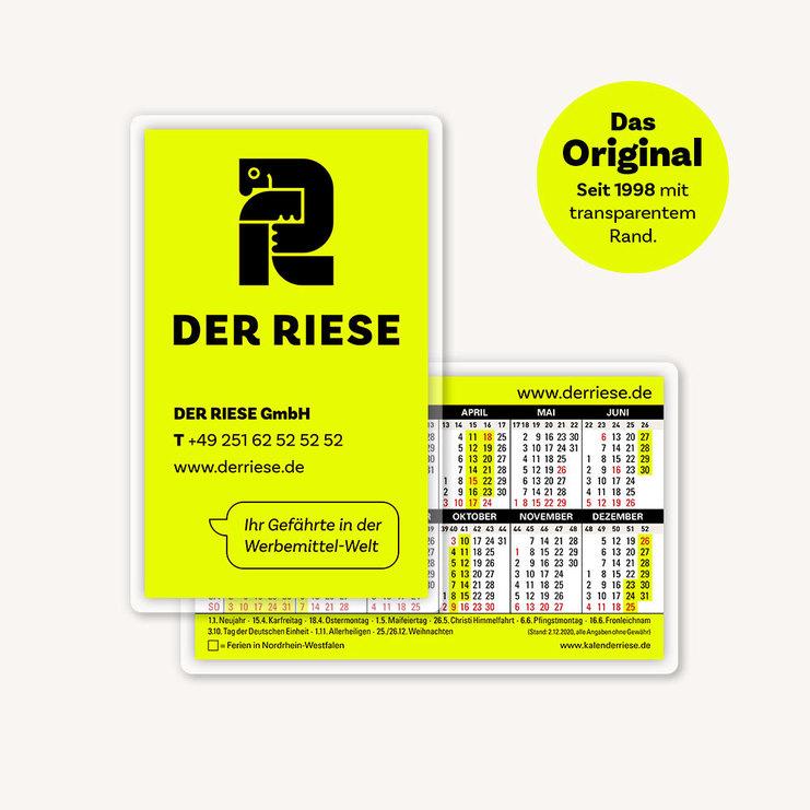 DER RIESE Kartenkalender Teaser
