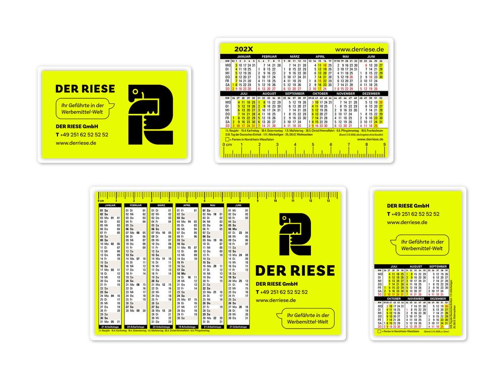 Der RIESE Kartenkalender